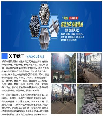 通碩緊固件價格實惠(圖)-地腳螺絲廠家-浙江地腳螺絲